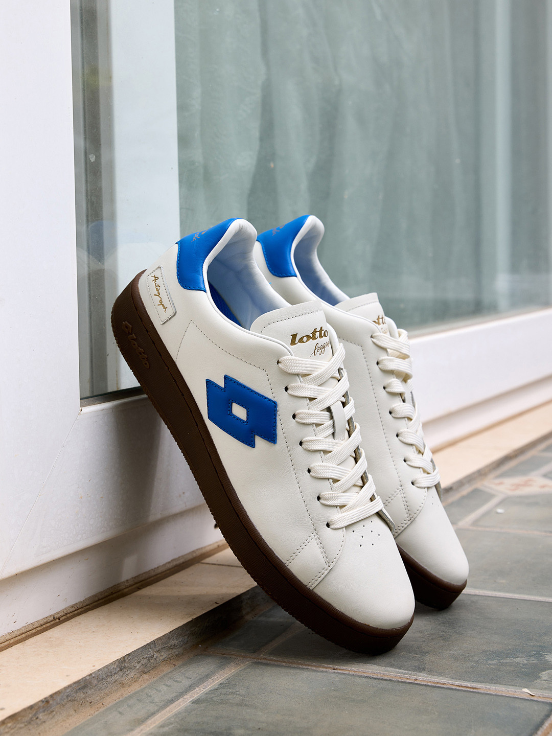 Lotto Men Autograph OG White Leather Sneakers