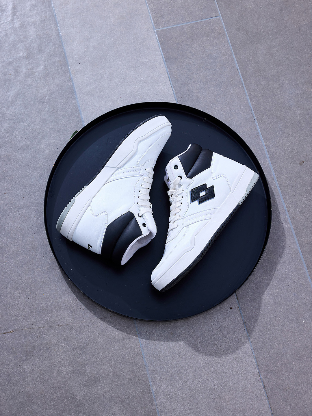 Lotto Men Hoop Star Citta High White Sneakers