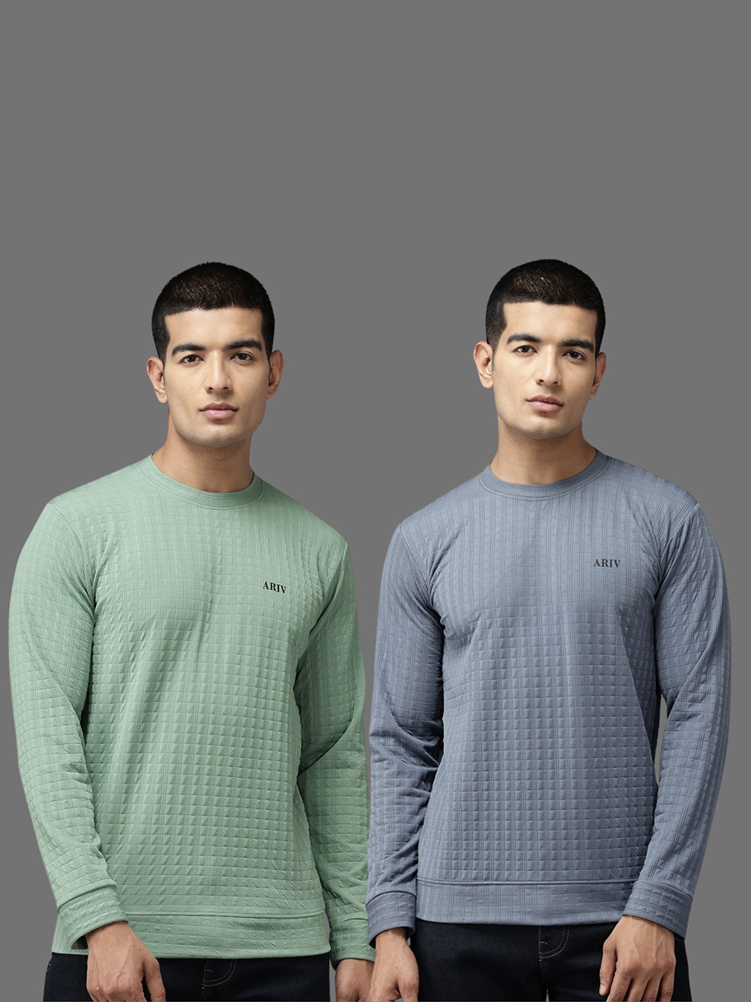 TICOSS Men Solid Regular Sleeves Round Neck Casual T-shirt (pack of 2 )