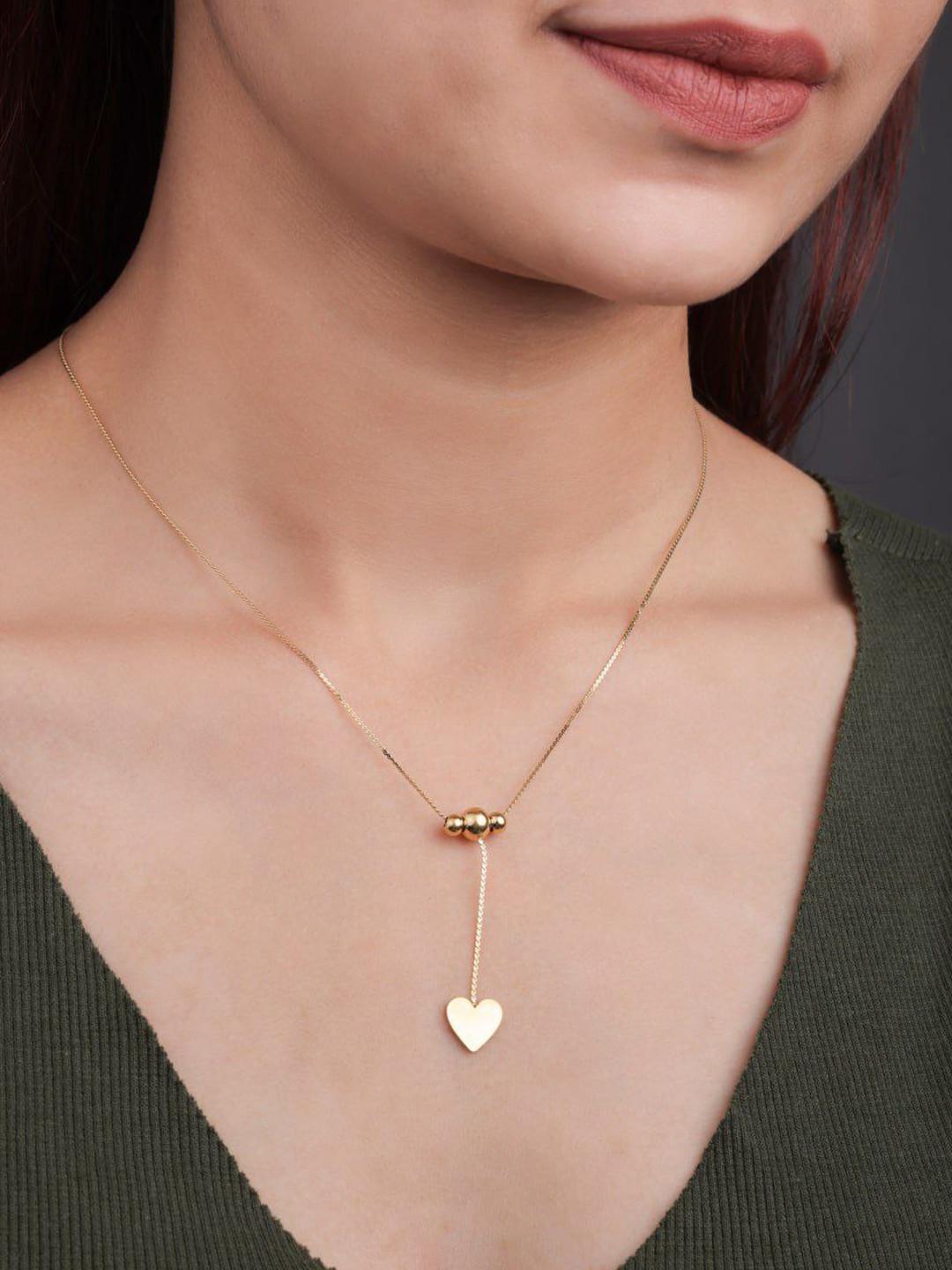 JKL Jewelry Women Gold-Plated Necklace