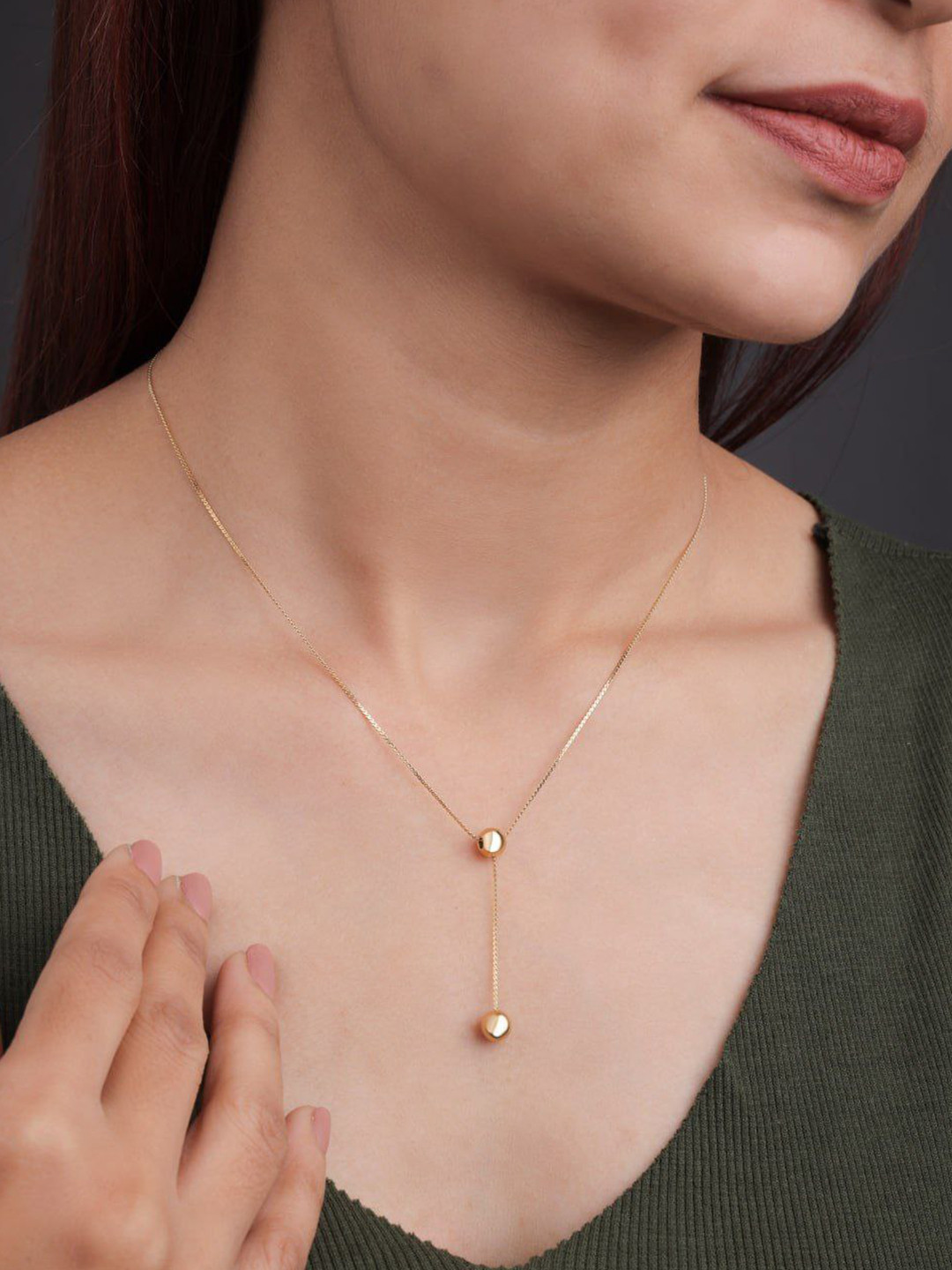 JKL Jewelry Stainless Steel Gold-Plated Chain