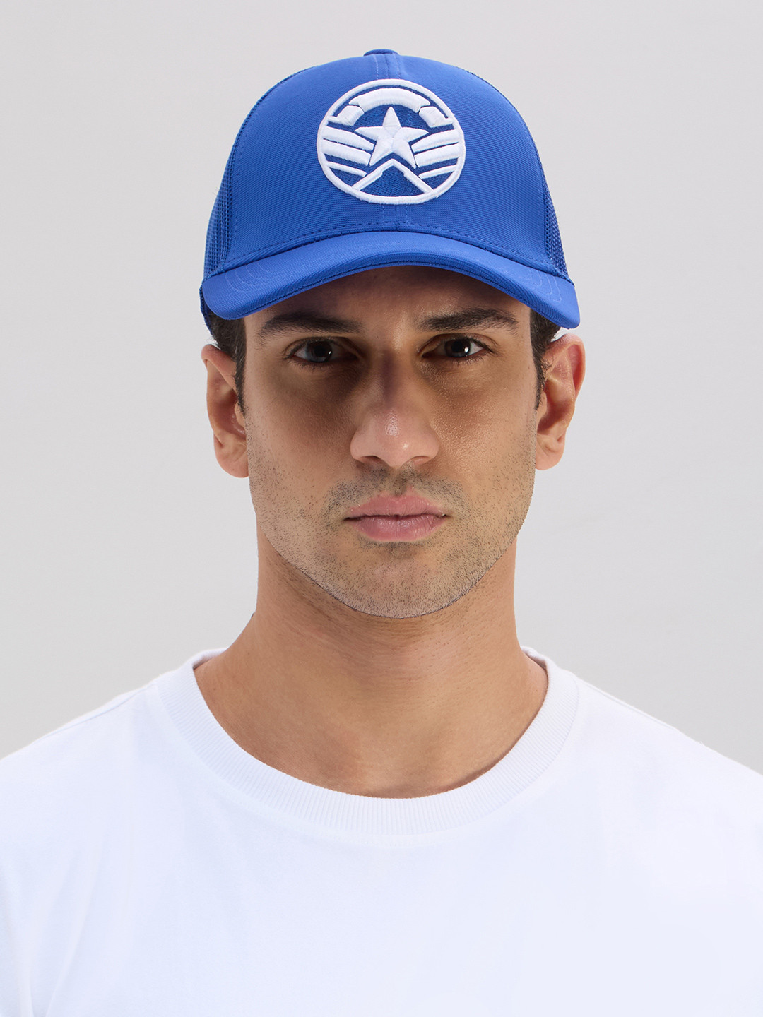 Socksxpress Men Marvel Captain America Embroidered Baseball Cap