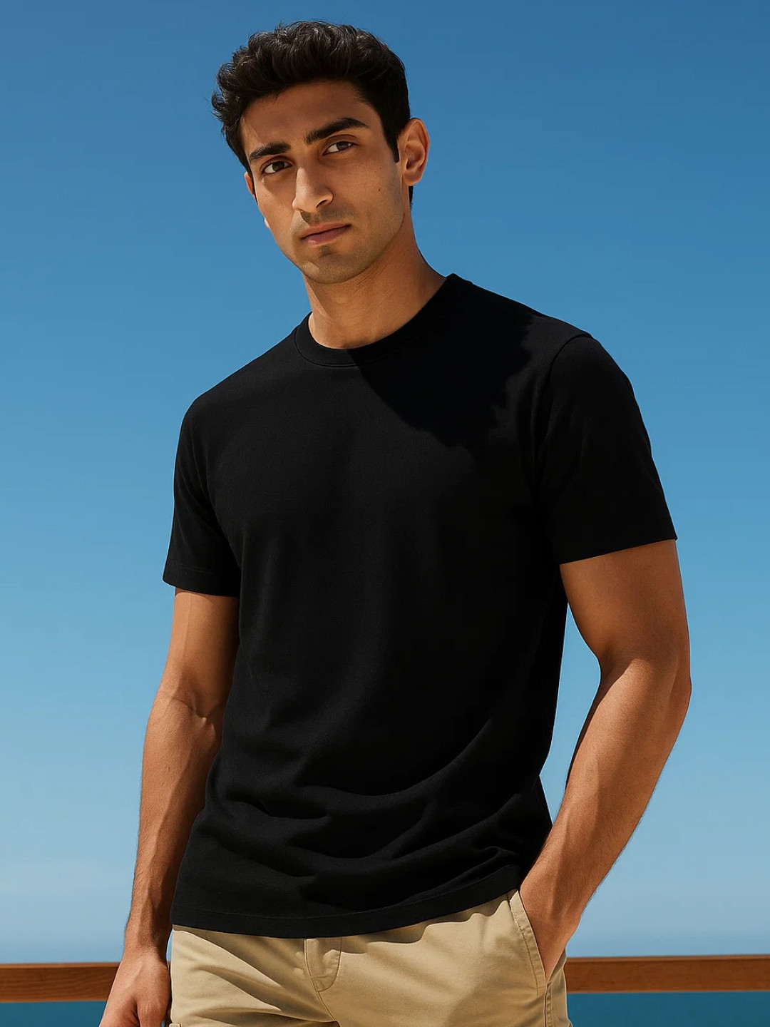 NOBERO Short Sleeves Cotton T-shirt