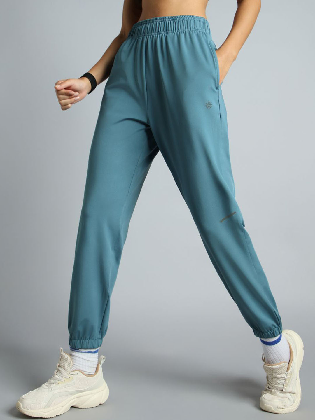CULT Women Blue Iconic Running Joggers