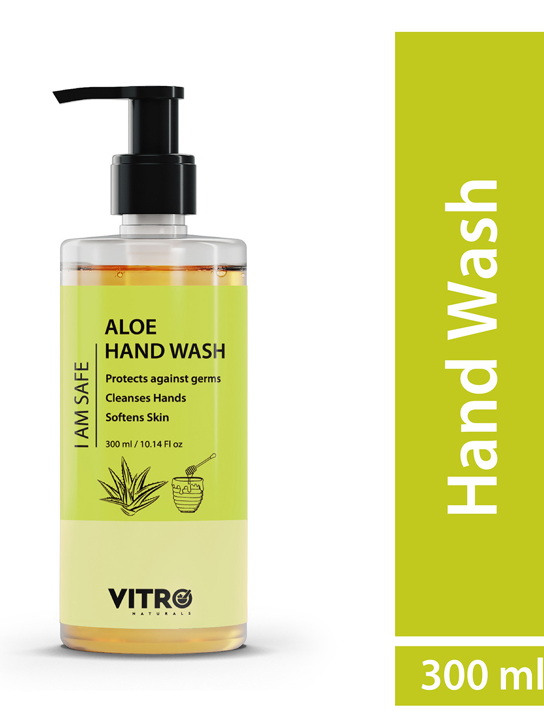 VITRO Aloe Hand Wash With Honey- 300 ml