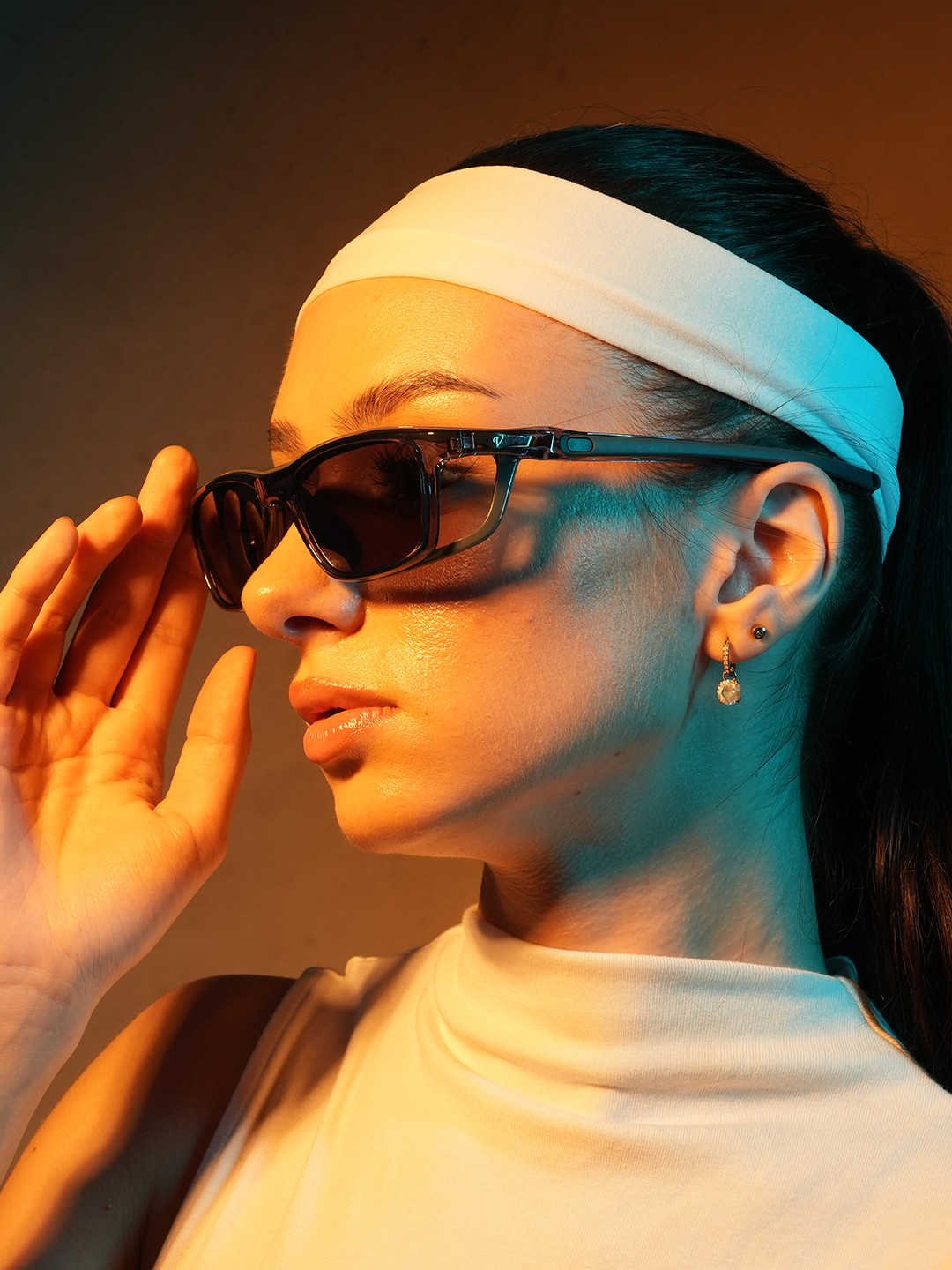 Vintage Unisex Polarised and UV Protected Sports Sunglasses with Lens Clip Solo Col 10