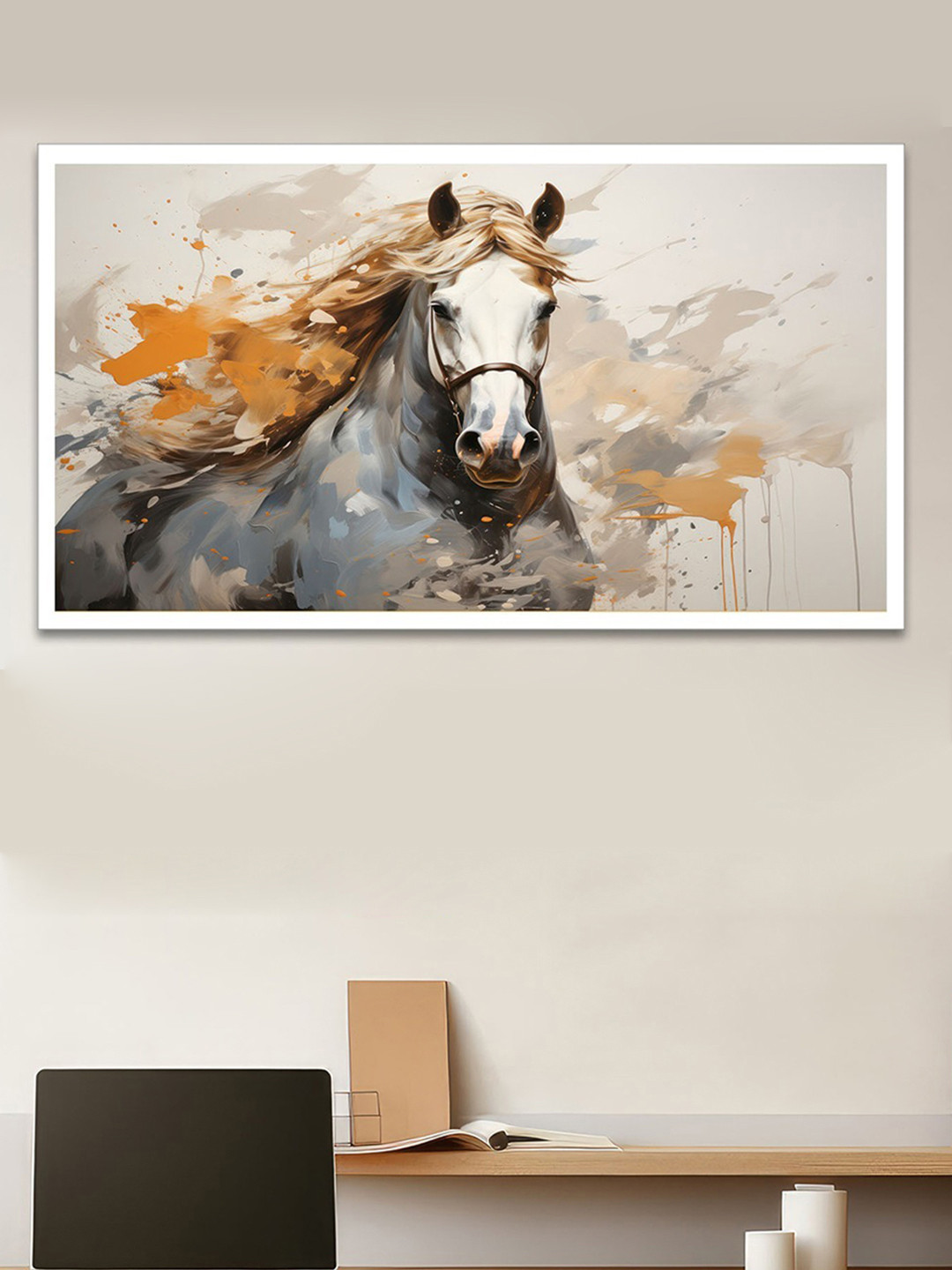 DEKORSTATION Multicoloured Birds and Animals Canvas Painting