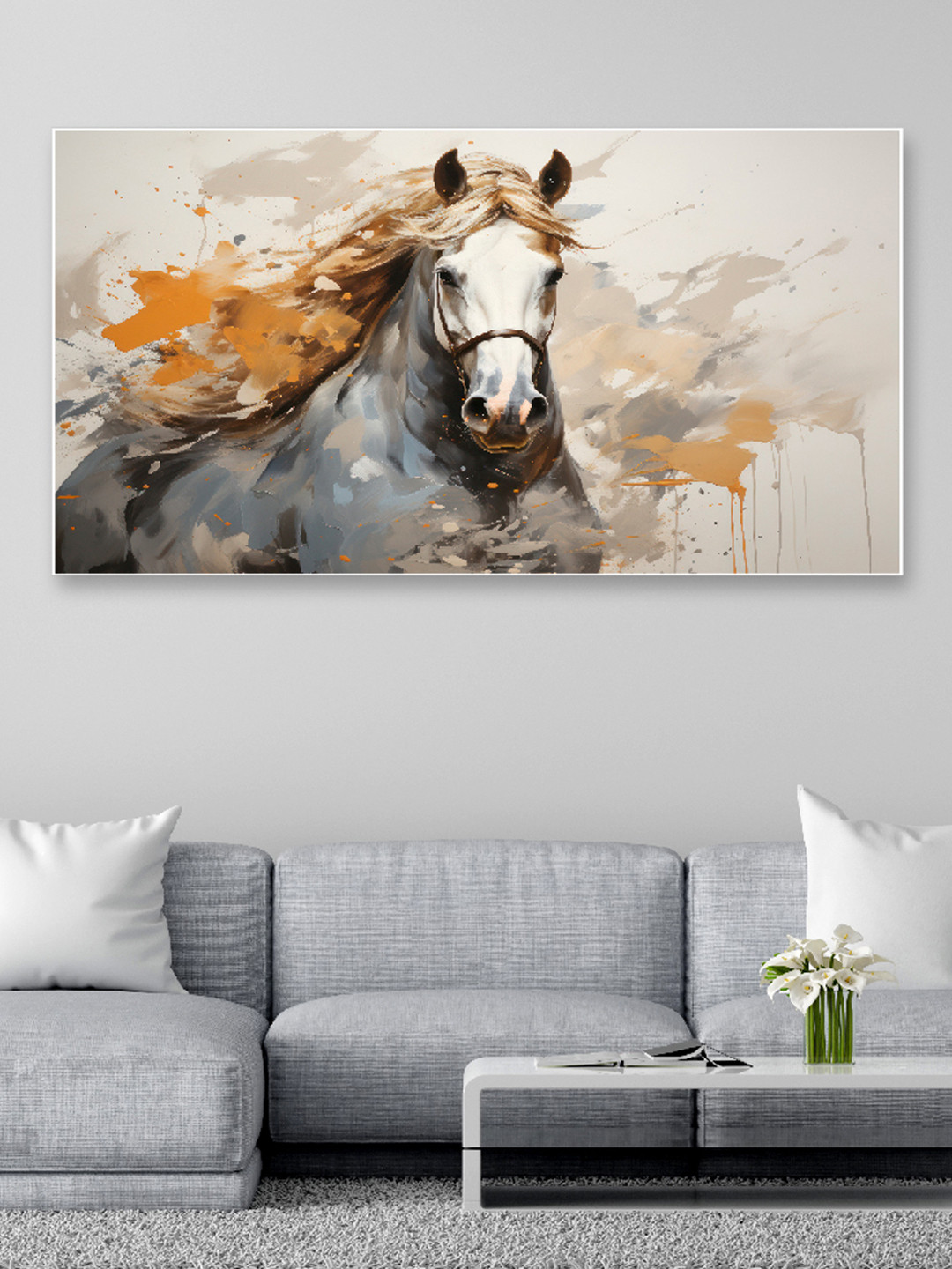 DEKORSTATION Multicoloured Birds and Animals Canvas Painting