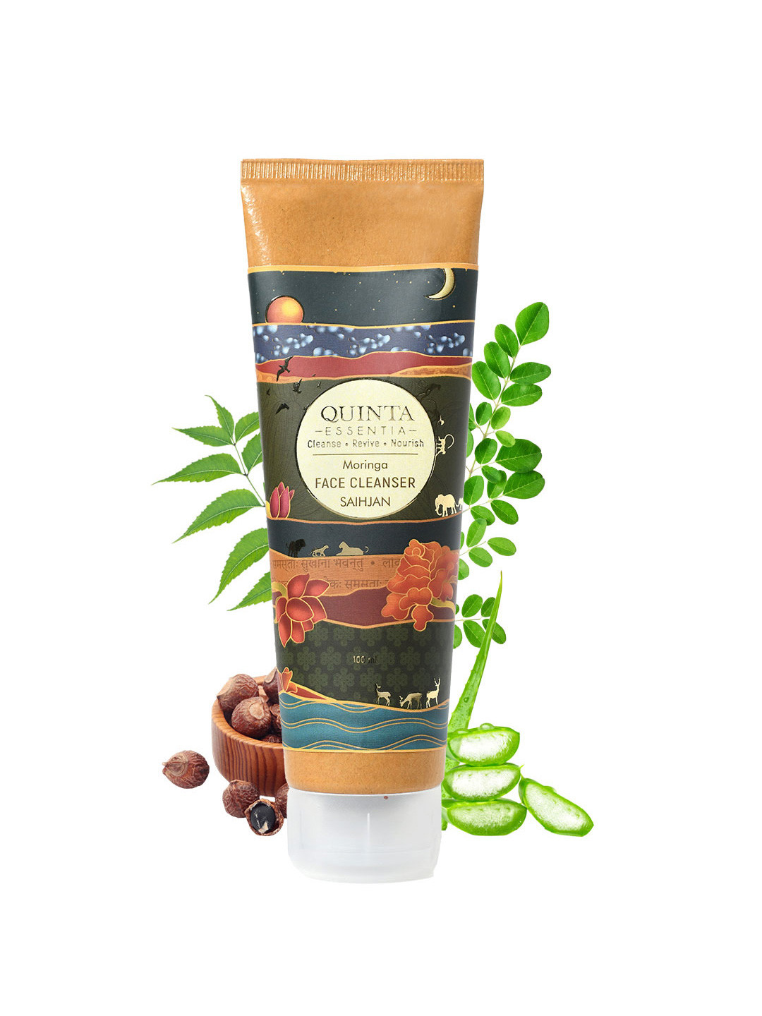 Quinta Essentia Organic Neem & Moringa Anti Acne Face Cleanser - 100 ml