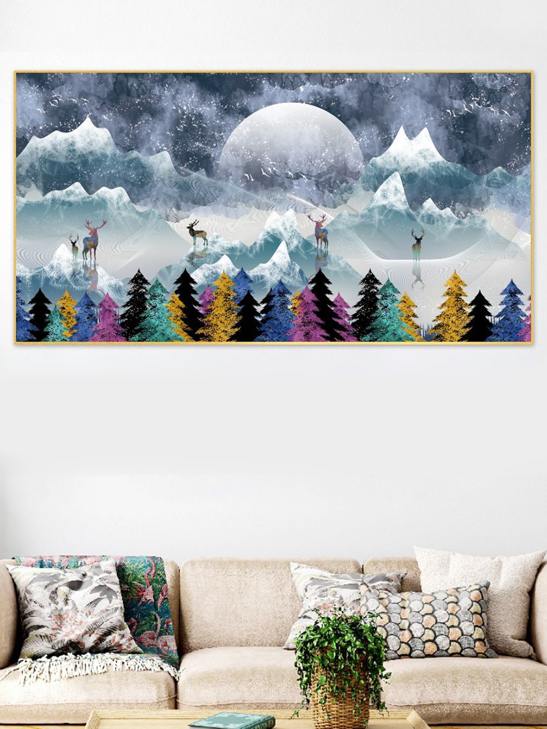 DEKORSTATION Canvas Animals Wall Paintings