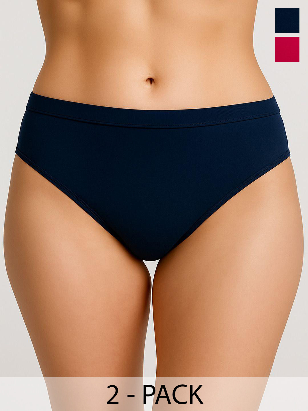 Moda Rapido Pack Of 2 Hipster Briefs + P-2 SUPER IND NAVY RANI_S
