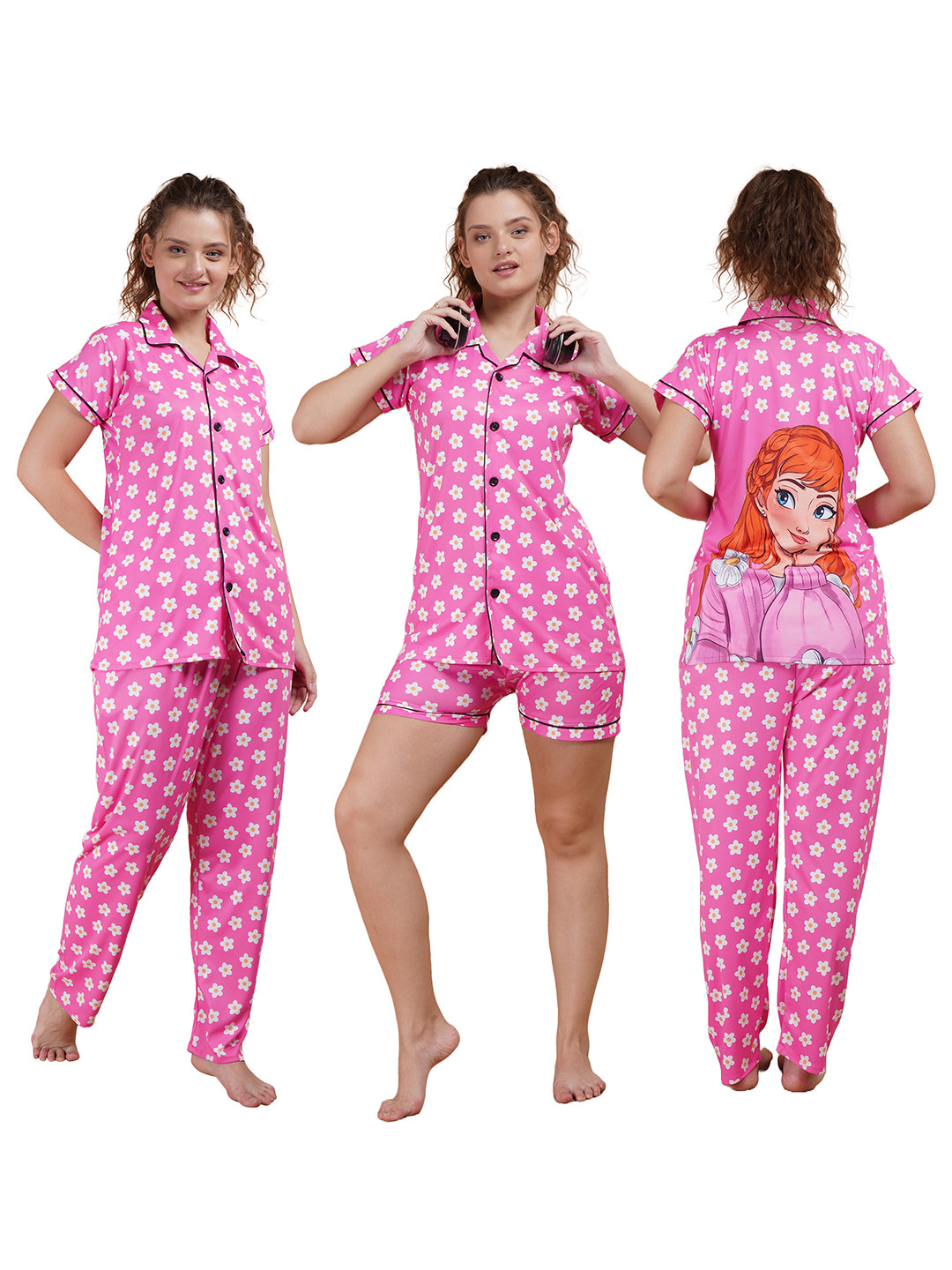 GuSo Shopee Women Printed Night suit