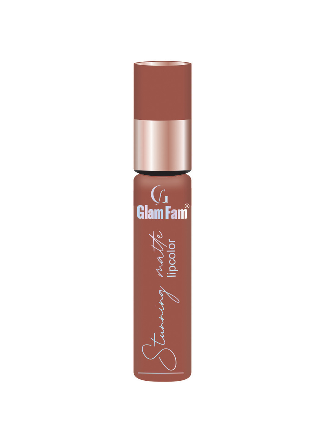 GlamFam Stunning Matte Waterproof Lip Color- 5 ml- Cappuccino 21