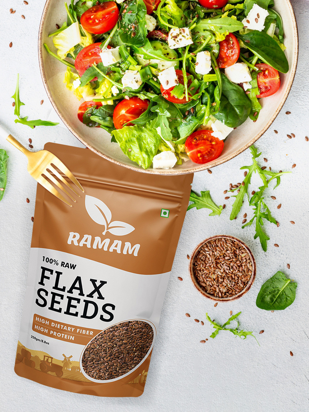 Ramam Flax Seed Nuts Seeds & Dried Fruits 250g