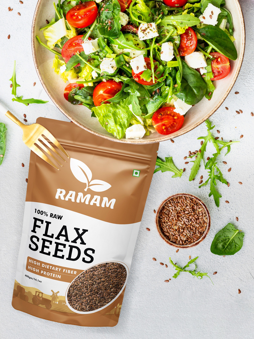 Ramam Flax Seed 400g Nuts Seeds & Dried Fruits