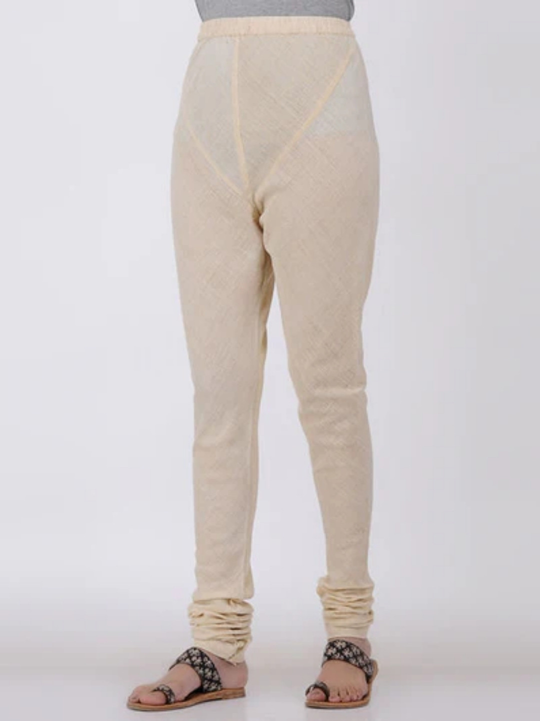 THE INDIAN ETHNIC CO Organic Kala Cotton Churidar