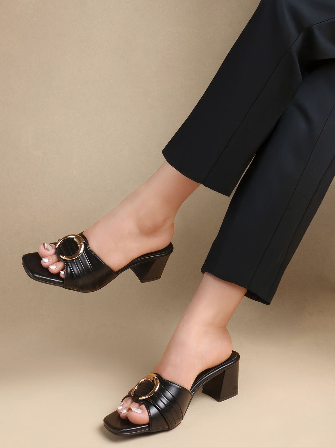 Lavie Women Party Block Peeptoes