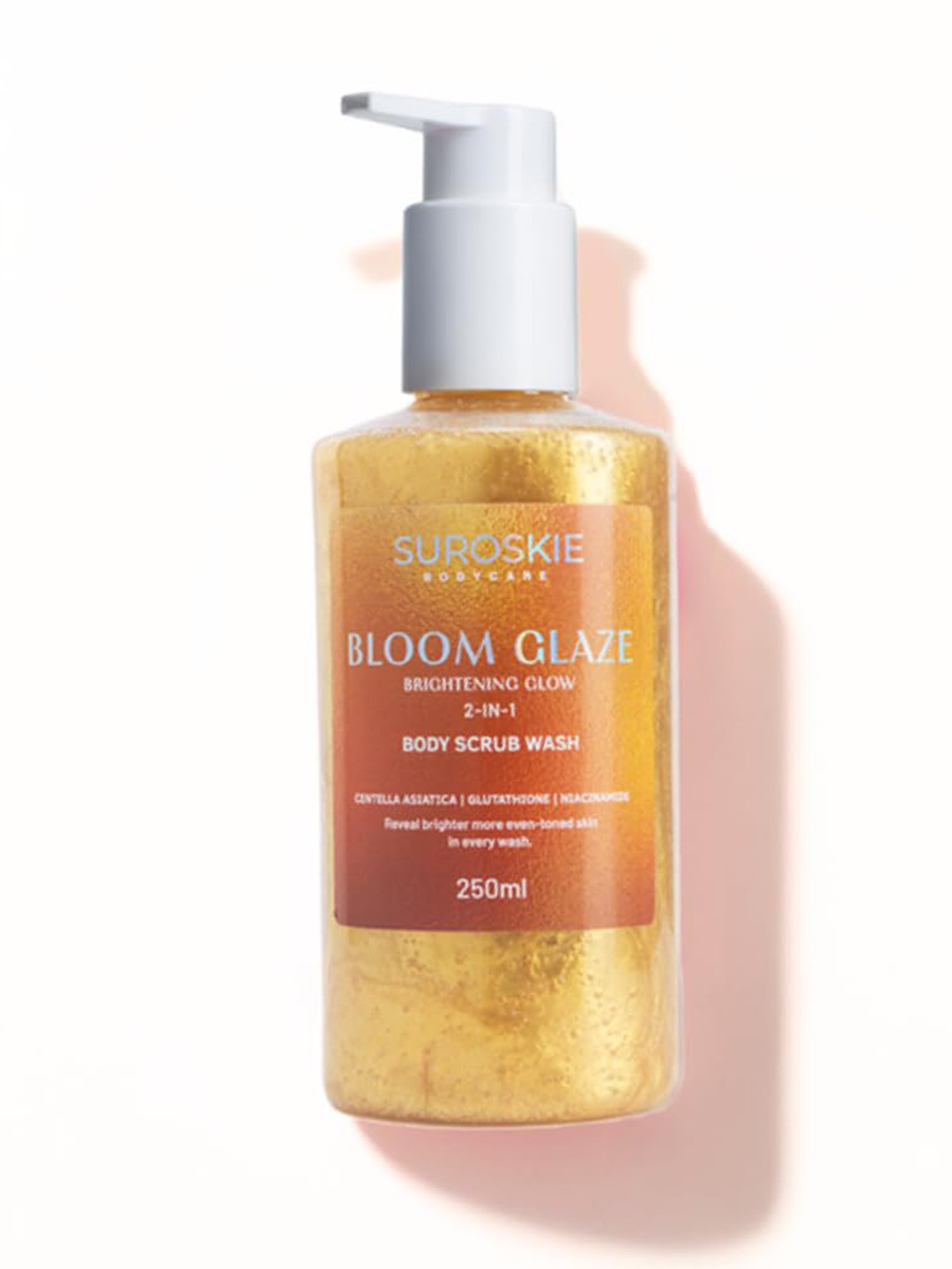 SUROSKIE Bloom Glaze 2 in 1 Body Scrub Wash for Bright Glow 250ml