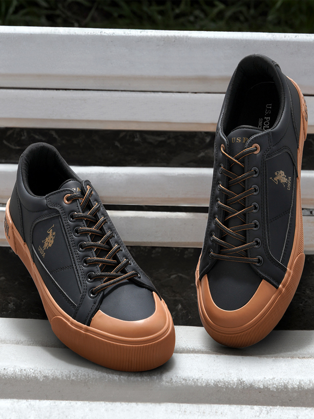 U.S. Polo Assn. Ruben Men Lace-Ups PU Sneakers