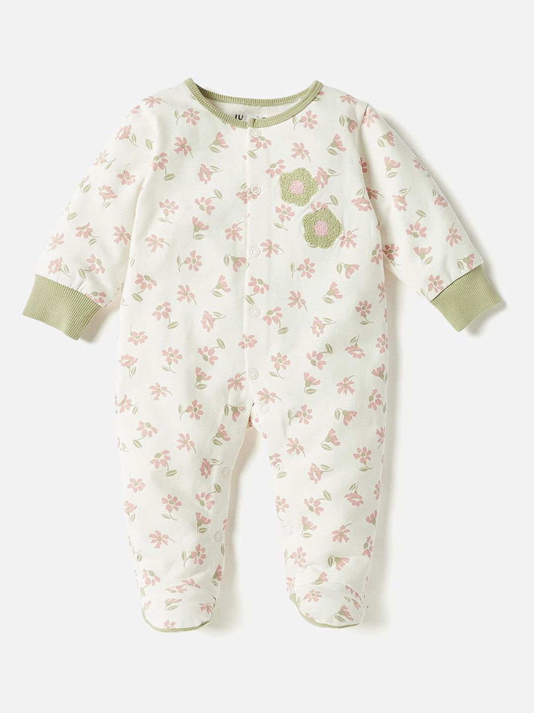 Juniors by Babyshop Girls Printed Regular Sleepsuit