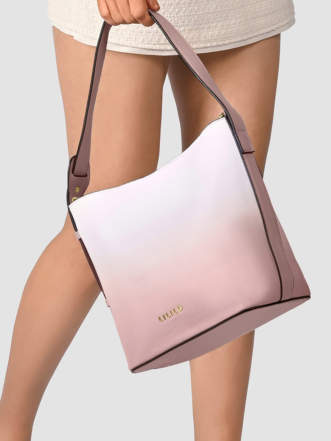 Lililo Ombre Bucket List Handbag