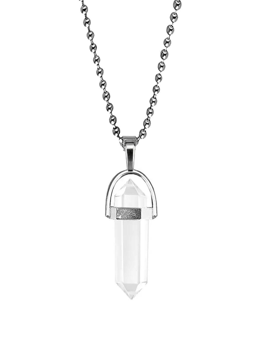 Anvika White Brass Pendant