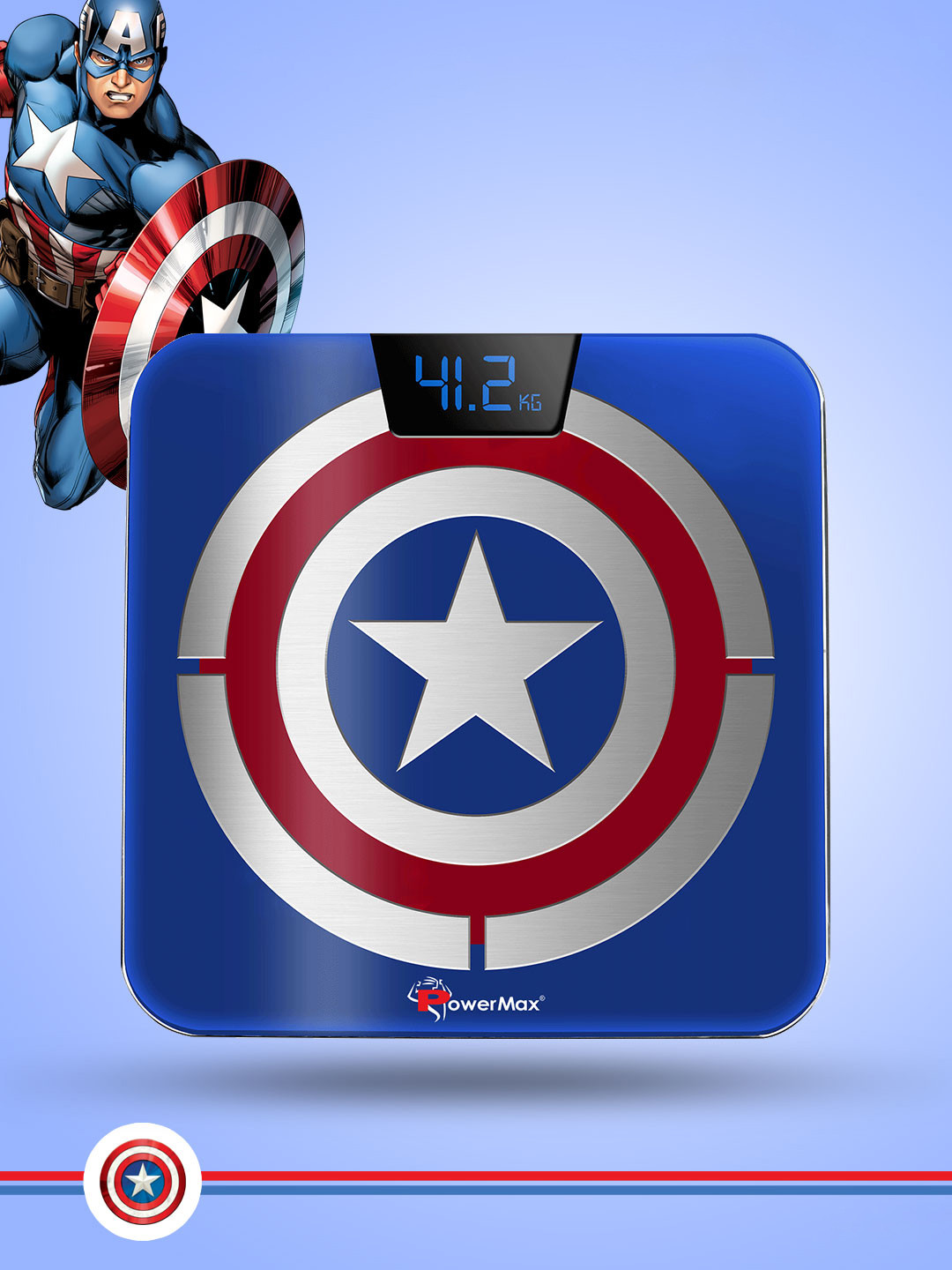 PowerMax Fitness Digital Weight Scale BCA-130 - With BMI, BMR and Body Fat Monitor