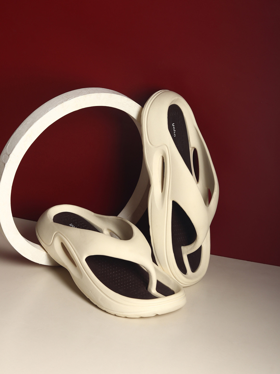 yoho Men Sponge Thong Flip-Flops