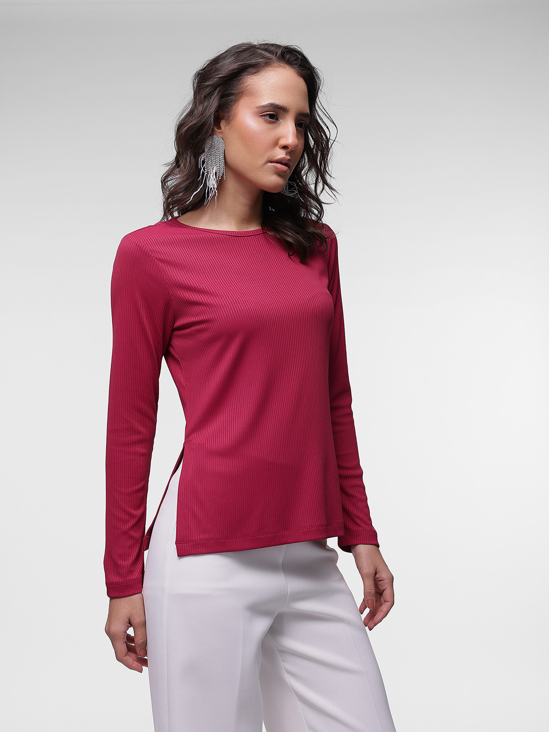 French Connection Ribbed Top