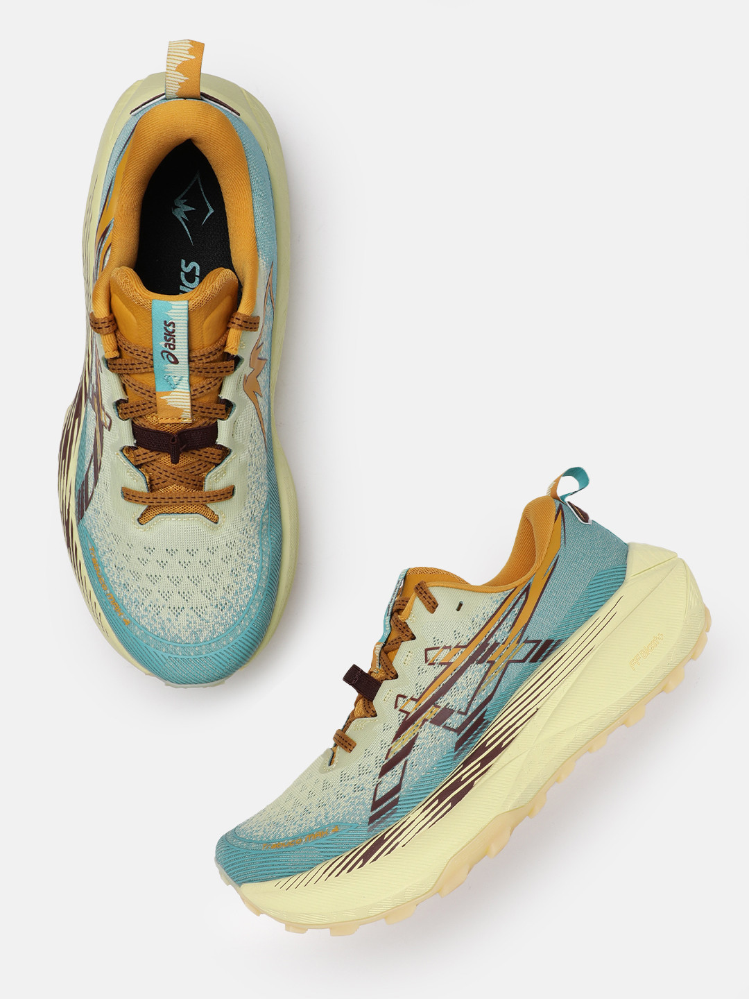 ASICS Men Trabuco Max Woven Design Running Shoes