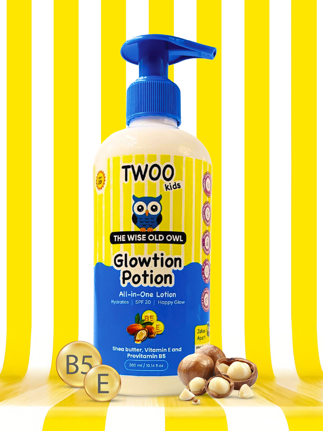 TWOO The Wise Old Owl Kids Glowtion & Potion Body Lotion- 300 ml