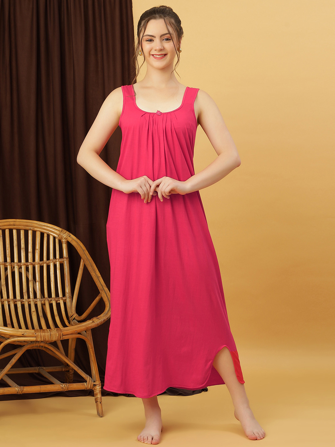 GANIX FASHION THAT DEFINE YOU Maxi Nightdress