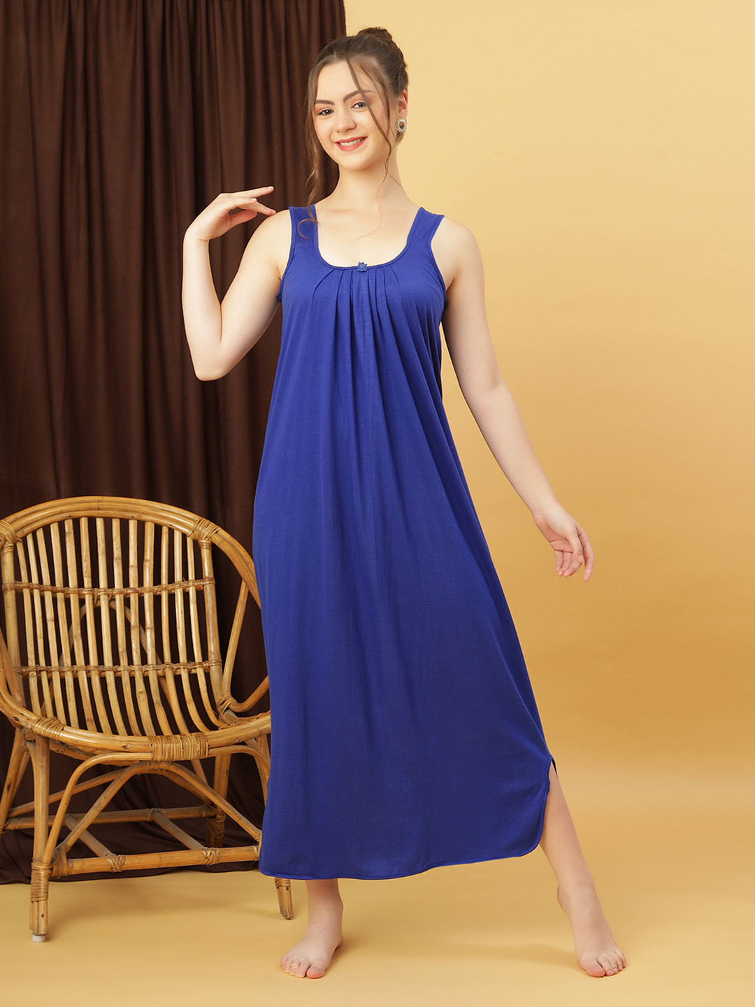 GANIX FASHION THAT DEFINE YOU Maxi Nightdress