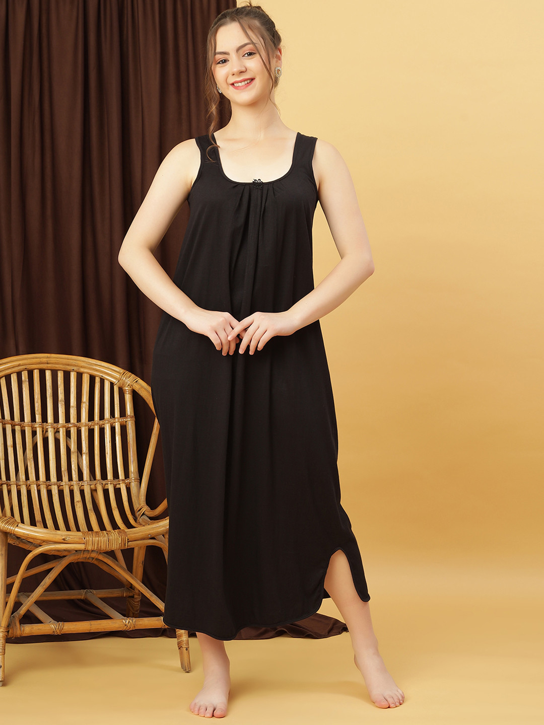 GANIX FASHION THAT DEFINE YOU Maxi Nightdress