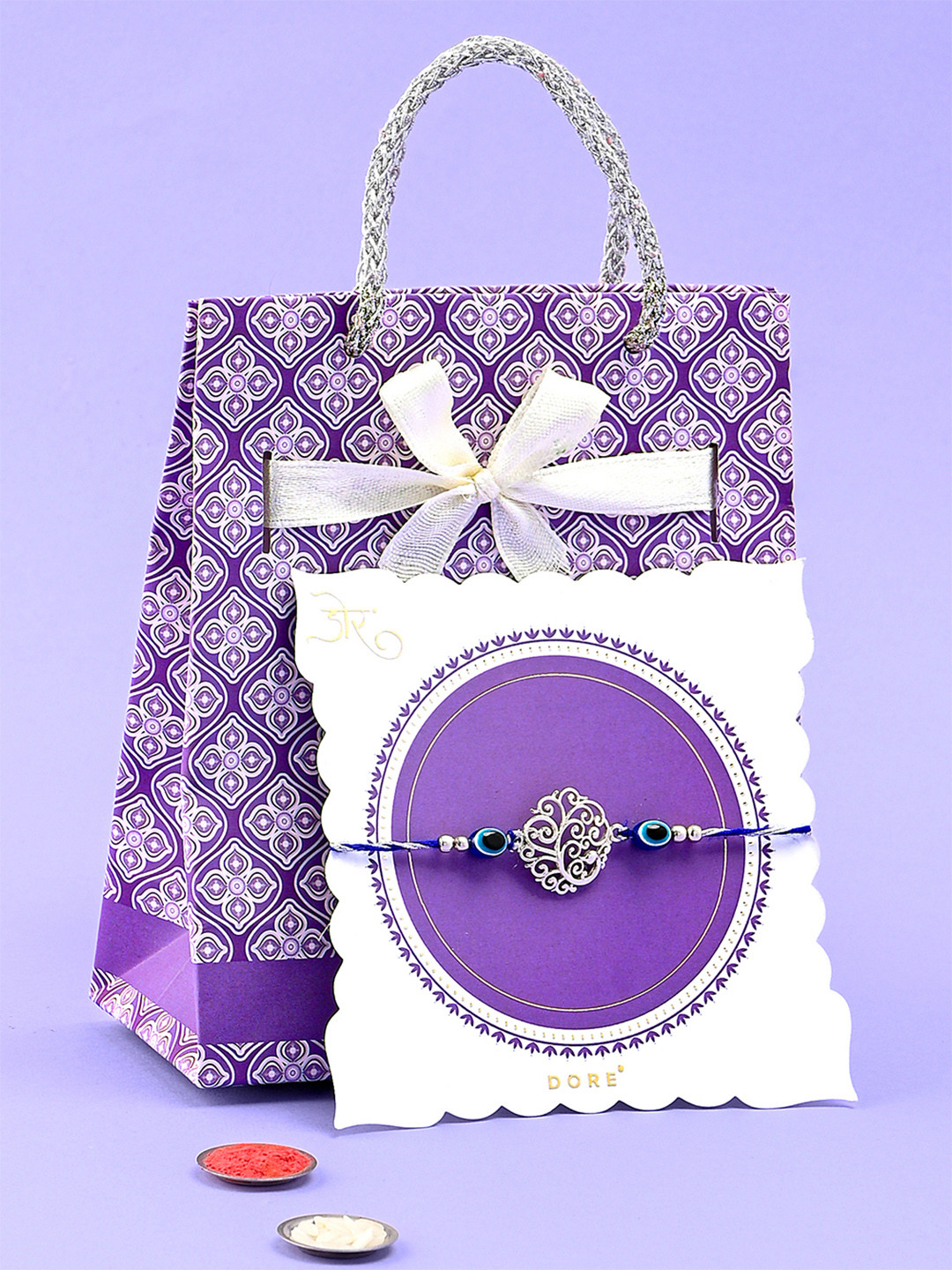 Dore Rakhi Bliss : Rakshabandhan Peacock  Thread Rakhi