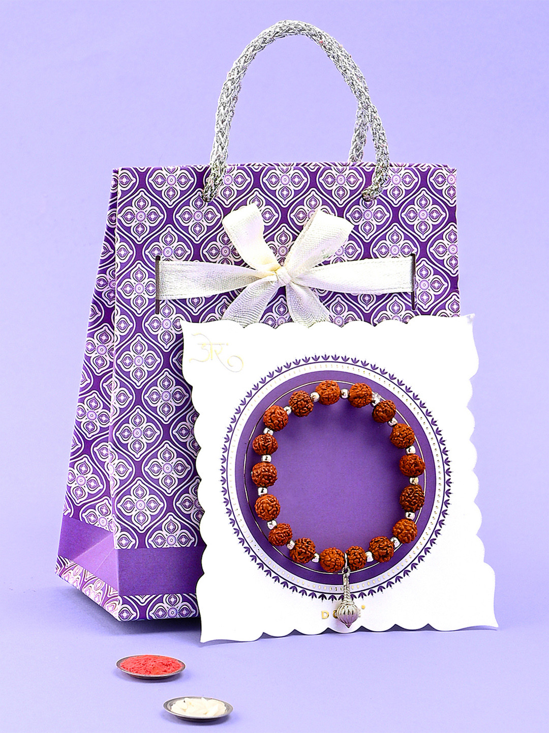 Dore Rakhi Bliss : Rakshabandhan Rudraksha Rud Rakhi