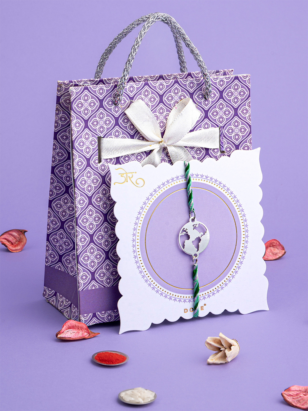 Dore Rakhi Bliss : Brother Earth Thread Rakhi