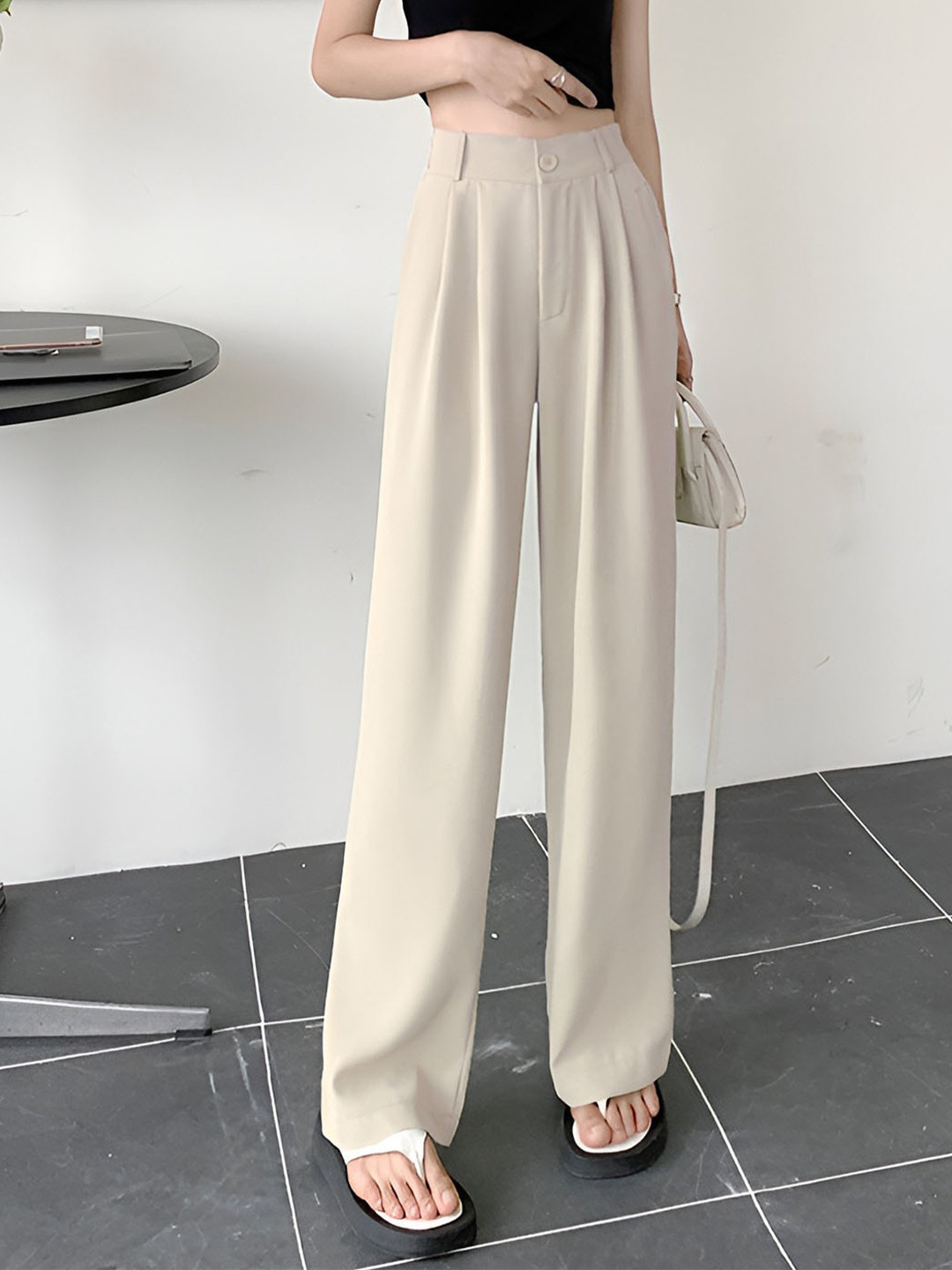 StyleCast Women Loose Fit High-RiseTrousers