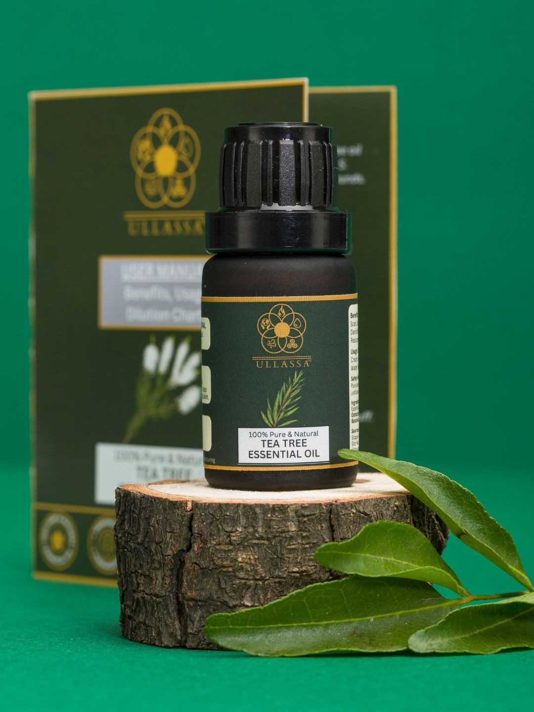 ULLASSA Tea Tree Essential Oil For Acne, Pimple, Dandruff, Hair Growth
