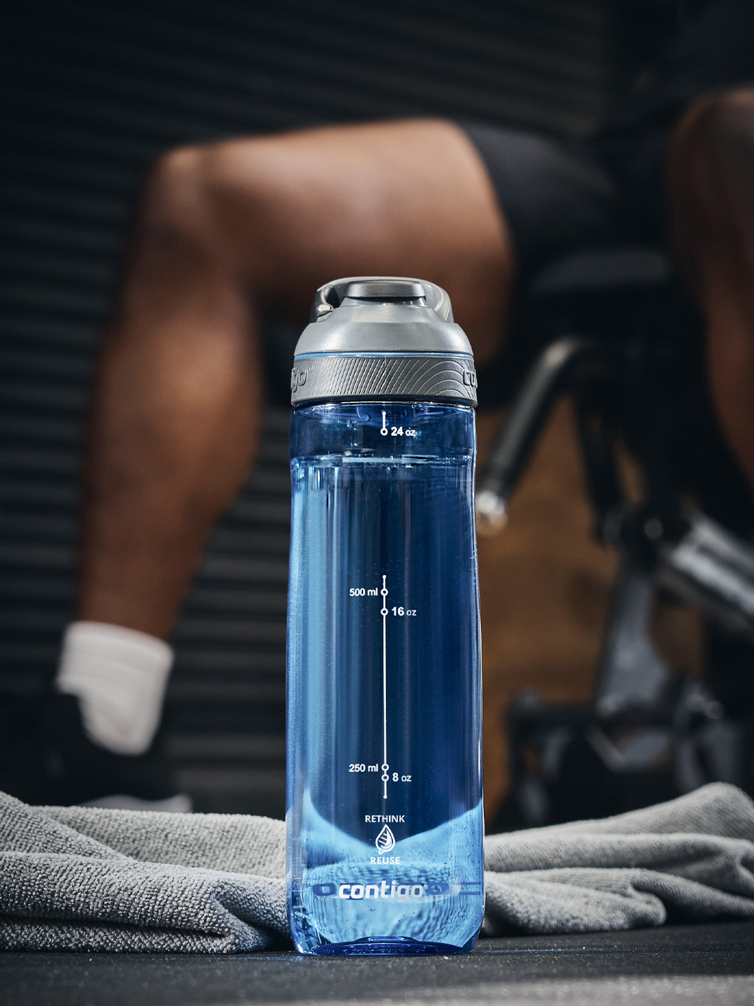 Contigo Cortland Autoseal Blue Tritan Spill Proof Water Bottle - 720ml