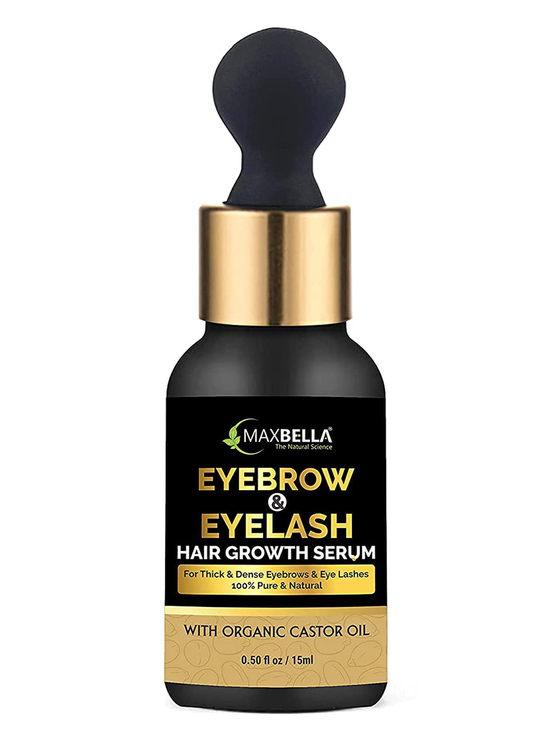 MaxBella Eyebrow & Eyelash Growth Serum - 15 ml