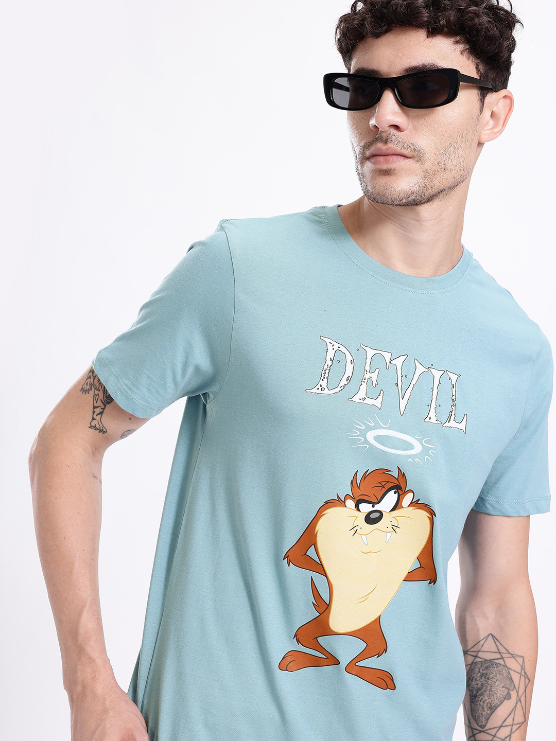 Kook N Keech Looney Tunes Printed Bamboo Regular Fit T-shirt