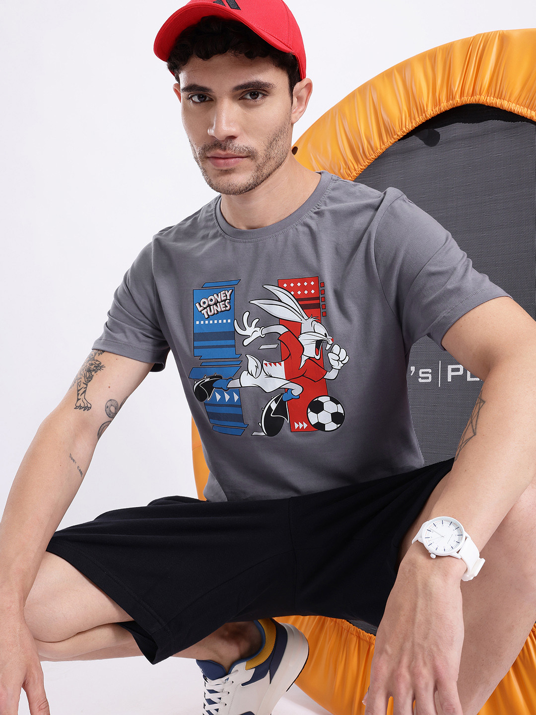 Kook N Keech Looney Tunes Printed Pure Cotton T-shirt