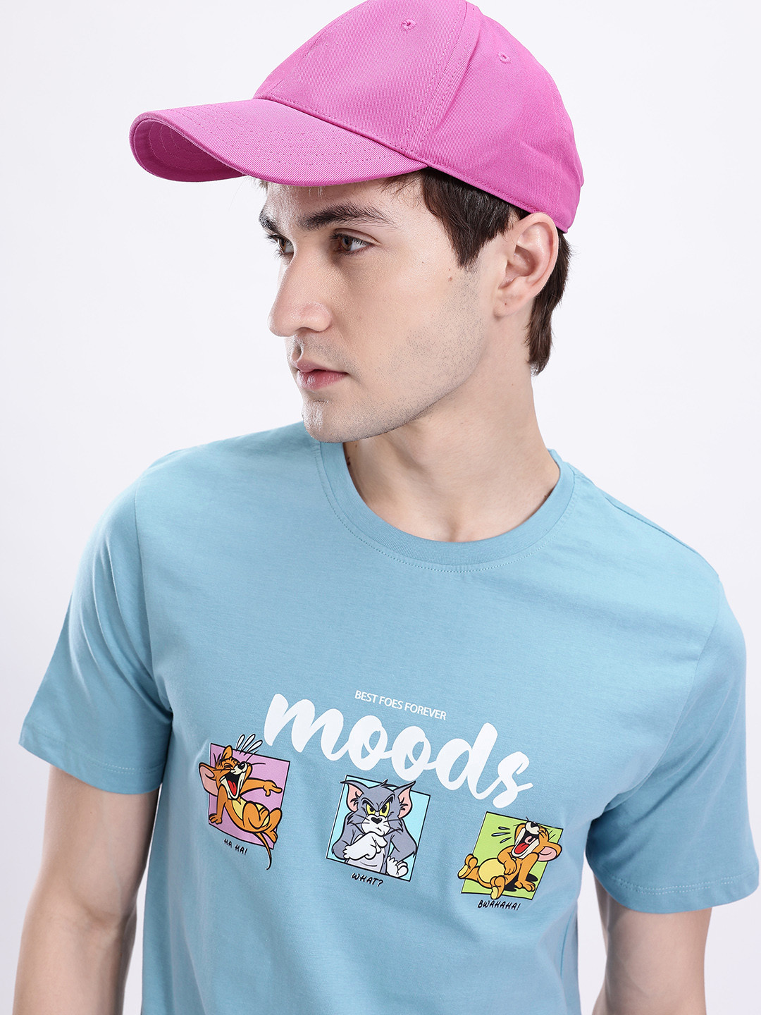 Kook N Keech Tom and Jerry Printed Bamboo Regular Fit T-shirt