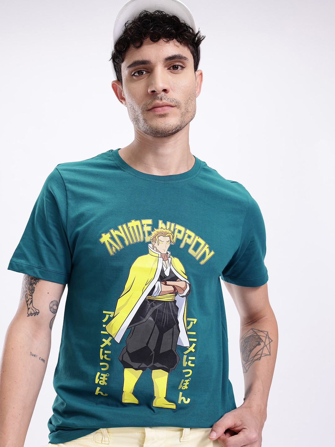 Kook N Keech Anime Nippon Printed Bamboo Regular Fit T-shirt