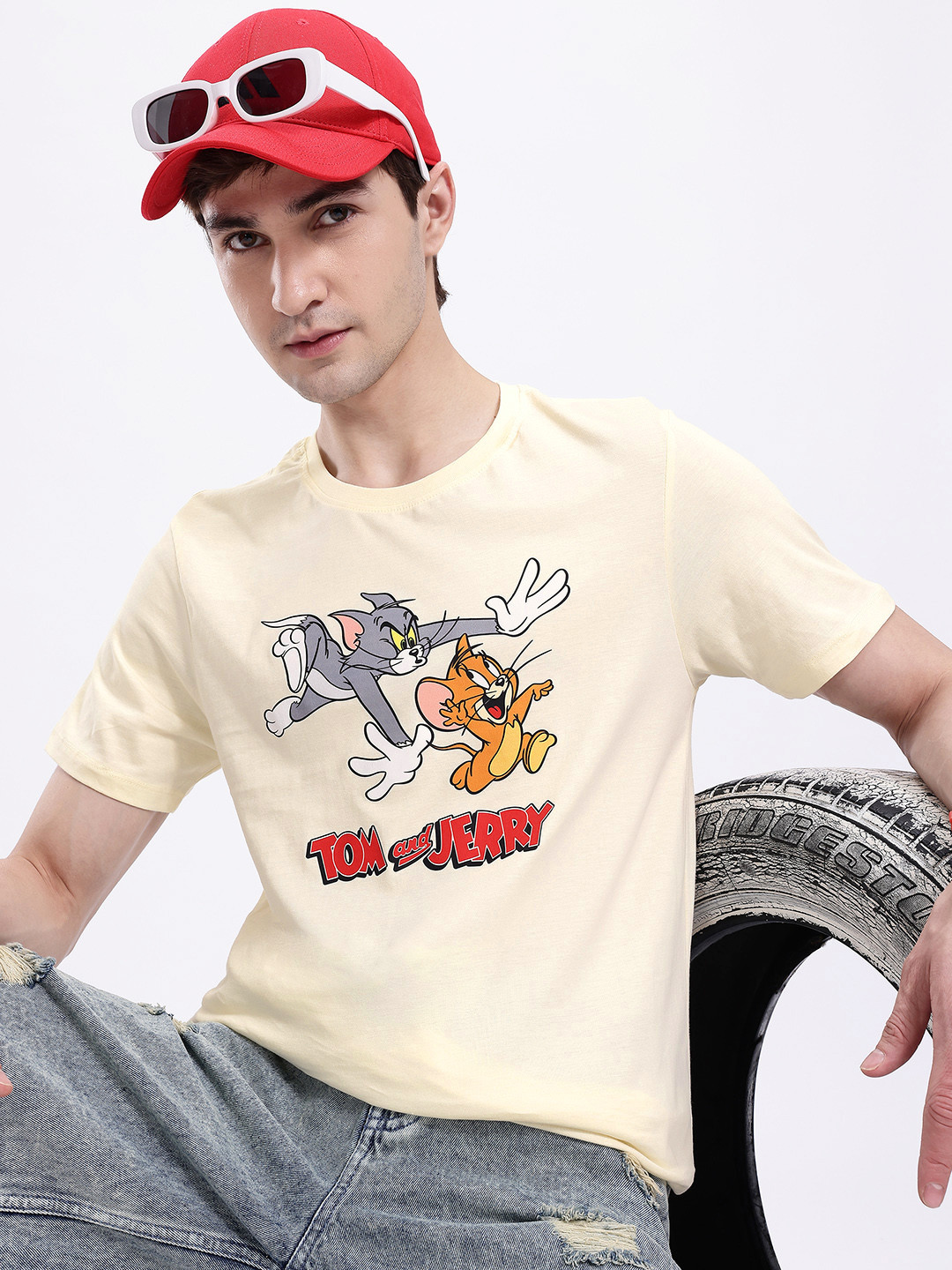 Kook N Keech Tom and Jerry Printed Bamboo Regular Fit T-shirt