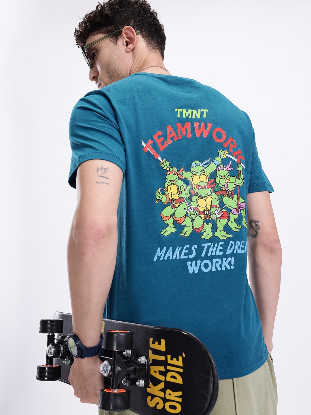 Kook N Keech Mutant Ninja Turtles Printed Pure Cotton Regular Fit T-shirt