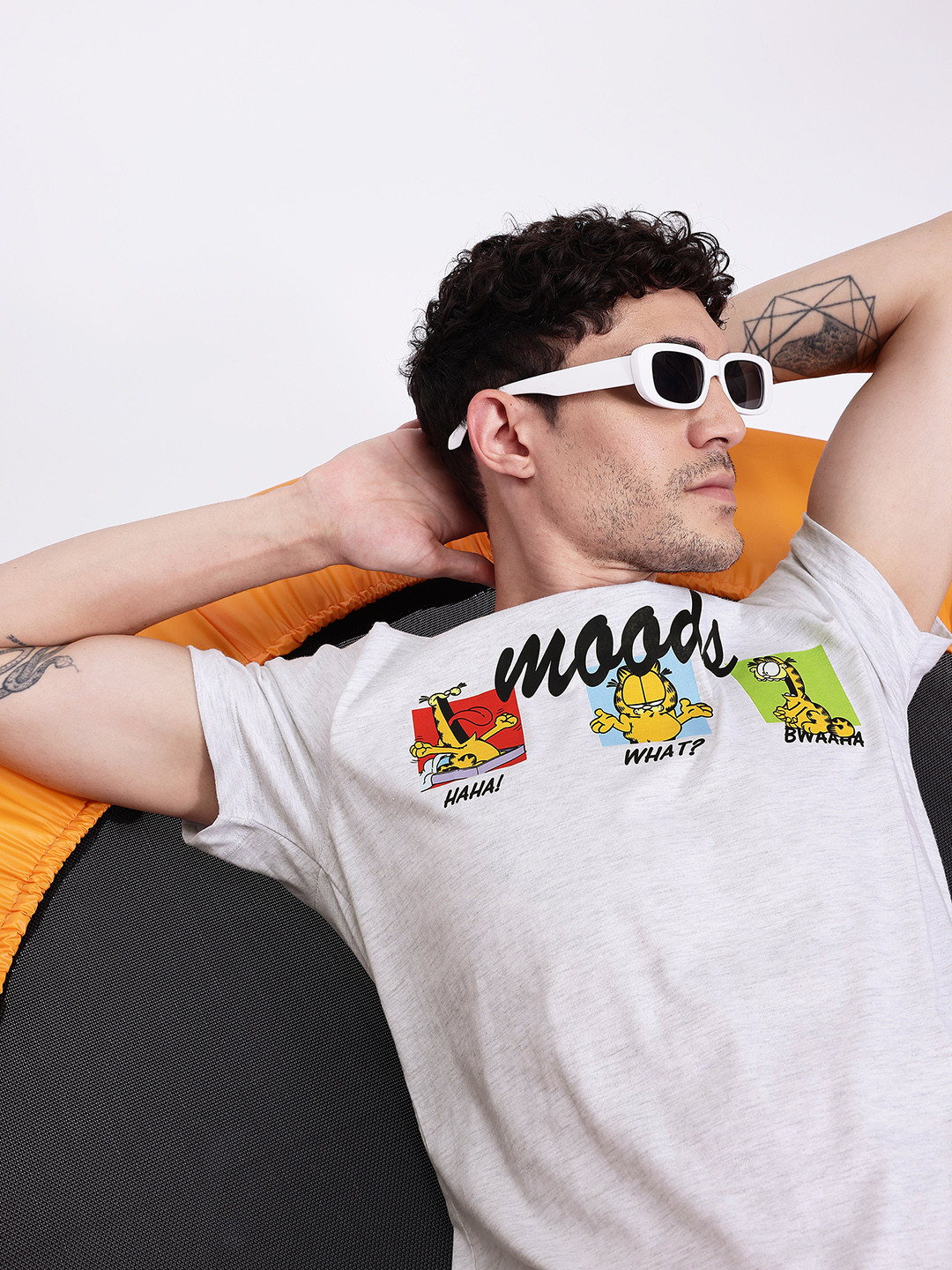 Kook N Keech Garfield Print Pure Cotton T-shirt