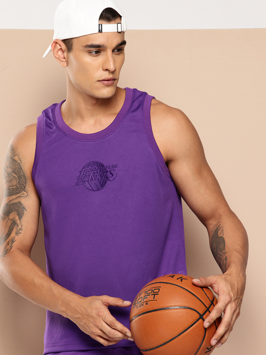 NBA Men Los Angeles Lakers Tonal T-shirt