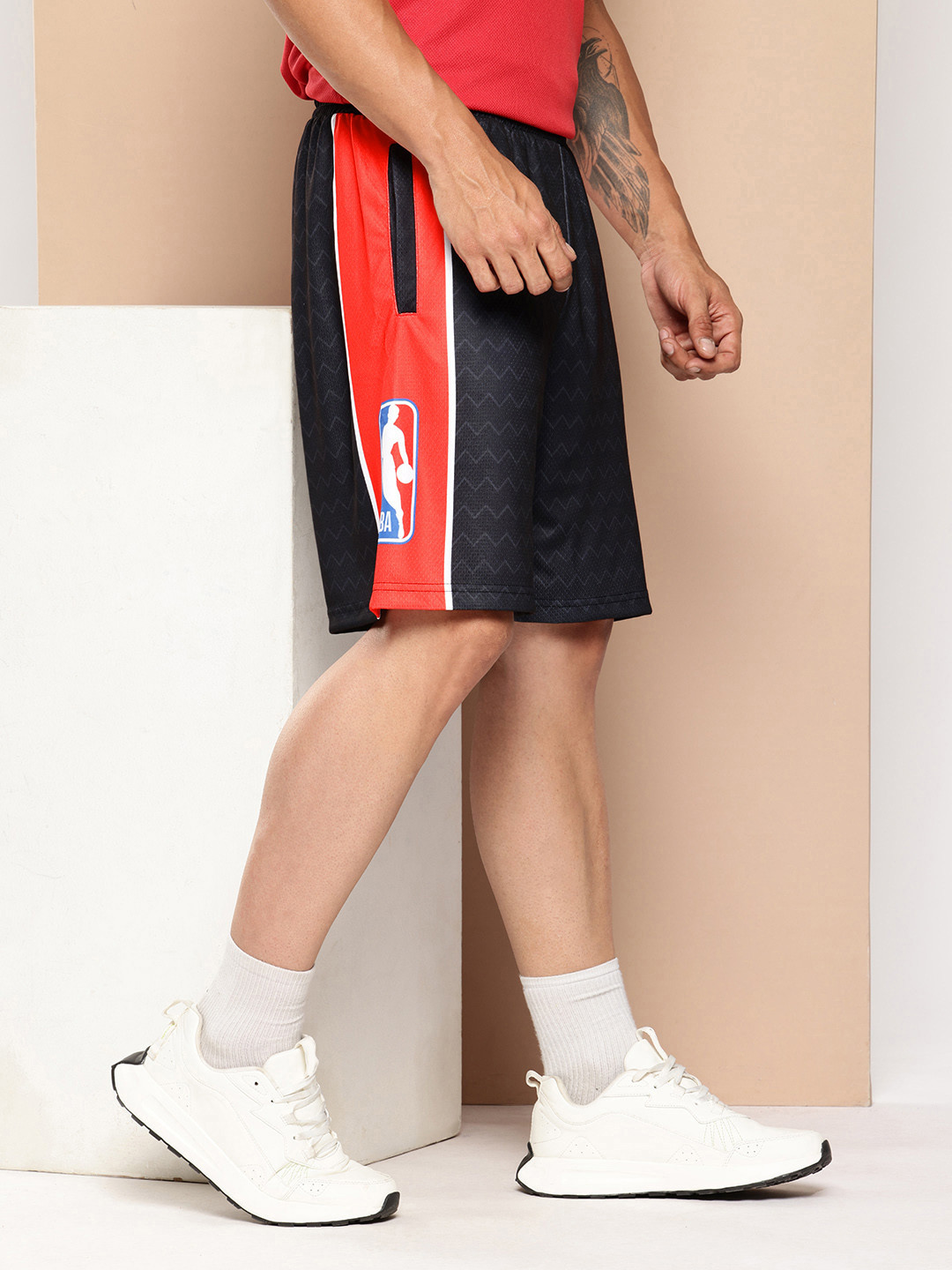 NBA Men Printed Chicago Bulls Sports Shorts